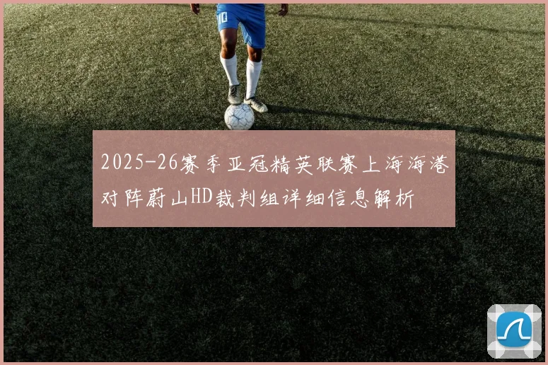 2025-26赛季亚冠精英联赛上海海港对阵蔚山HD裁判组详细信息解析