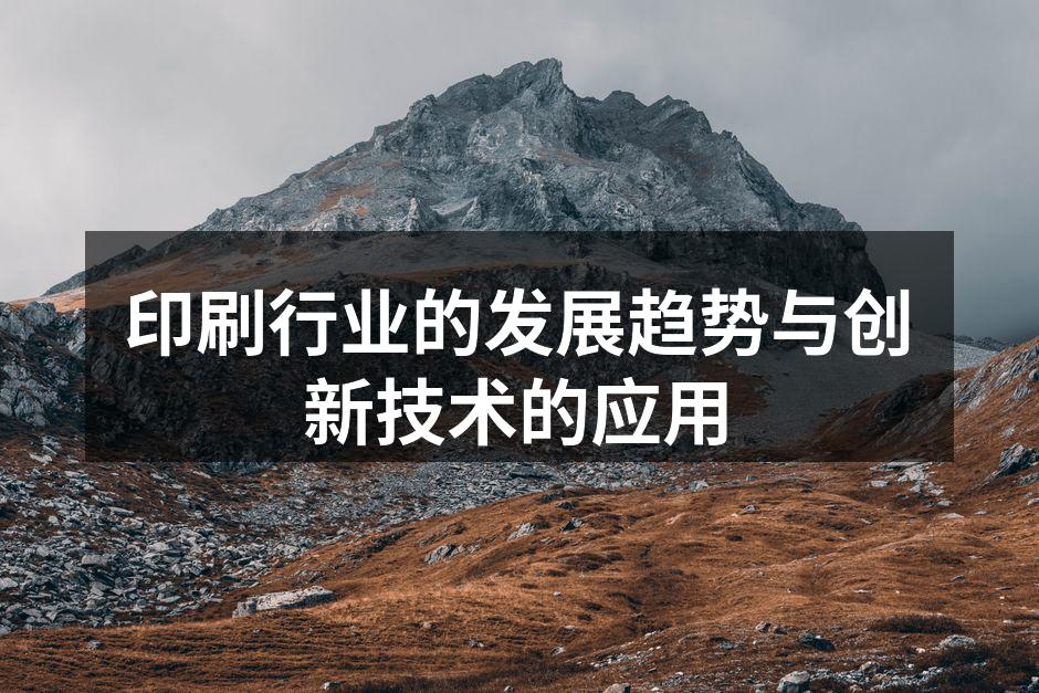 数字印刷技术的应用实例